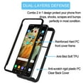 thumbnail image 6 of Galaxy S21 Plus Case, Takfox Samsung Galaxy S21+ Phone Case Shock Absorbing, Rugged Shockproof Crystal Clear Hard Case Body Protective Sturdy Cover TPU Shell Bumper Case for Galaxy S21 Plus, Black, 6 of 7
