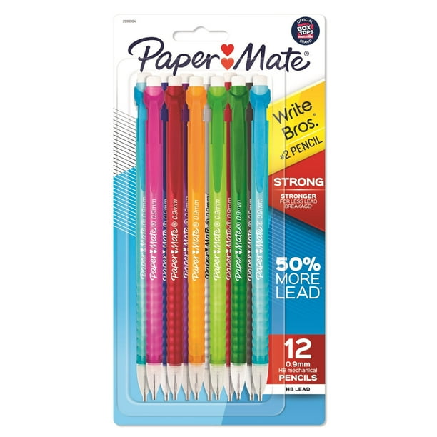 Paper Mate Mechanical Pencils, Write Bros. Strong #2 Pencil for Less ...