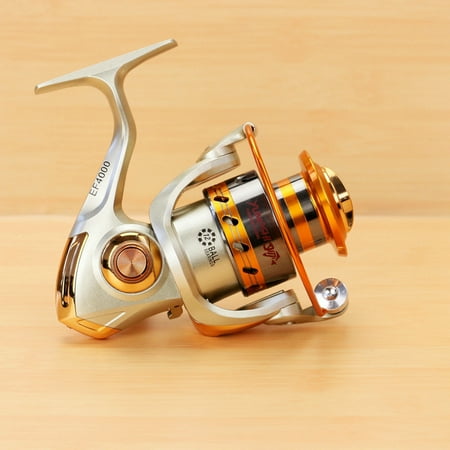 Soild Metal 12BB Spinning Wheel High Speed Left/Right Interchangeable Rocker Fishing Reels Gear Size:EF2000