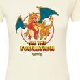 thumbnail image 3 of Pokémon - Charmander See The Evolution - Juniors Fitted Graphic T-Shirt, 3 of 5
