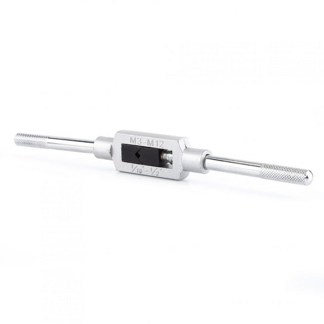 Tap Holder, Tap Holder, Tap Wrench Set M3 M4 M5 M6 M8 M10 M12 with Metric Thread Taps for Hand Tapping , Taps, Straight Flute Taps