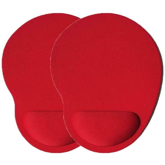 2Pcs Mouse Pad, Ergonomic Mouse Pad with Gel Wrist Rest Support, Gaming Mouse Pad with EVA, Non-Slip EVA Base for Computer, Laptop, Home, Office & Travel