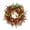 A, variant on Lighted Christmas Wreath For Front Door, Artificial Greenery Wreath With Pine needles And Warm LED Lights, for Indoor Outdoor Christmas Holiday Porch Wall Mantel Home Decor