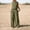 Army Green, variant on Pullover Set for Women 2PC Fashion Woman Round Neck Solid Sleeveless Blouse +Loose Pockets Pants Sets Gifts for Women