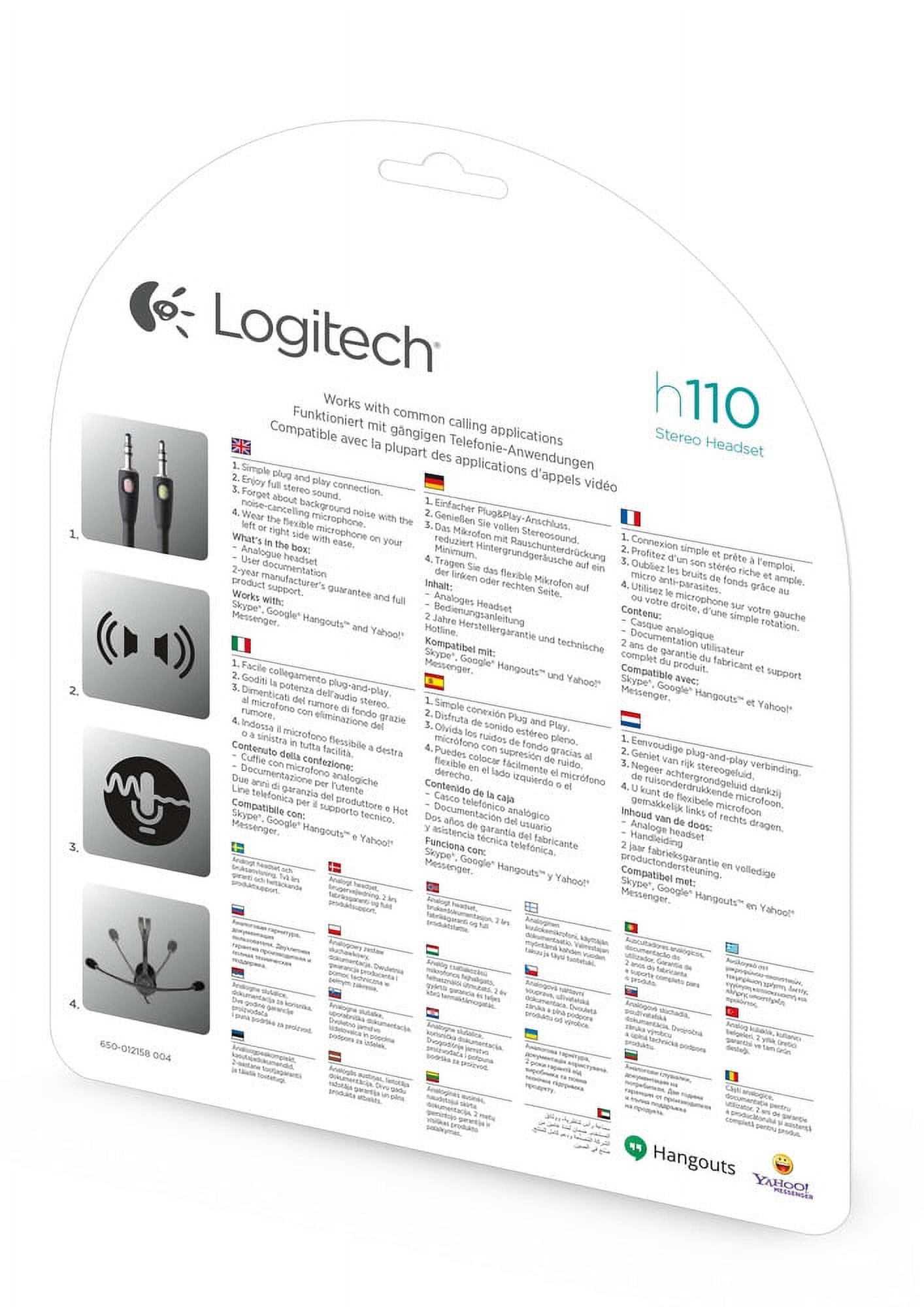 Logitech H110 Headset - image 5 of 5