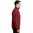 thumbnail image 3 of Port Authority J790 Mens Glacier Soft Shell Jacket, Caldera Red & Chrome - 2XL, 3 of 6