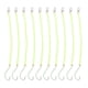 thumbnail image 5 of 10pcs Aparejos Accesorios para Caña Atados a Mano Tubo de Plataforma Luminosa Tamaño del gancho 18, 5 of 8