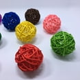 thumbnail image 4 of Toystoory 5 unids/set de bolas de caña de mimbre bonitas y coloridas, decoración para el hogar, jardín, boda, suministros de fiesta de Decoración del hogar, 4 of 6