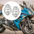 thumbnail image 4 of EeaseCA 1 Pair Replacement Motorcycle Damping Spring Absorbing Spring Motorcycle Accessory (Silver), 4 of 7