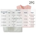 thumbnail image 4 of Xdegoge Newborn Toddler Boys Girls 2-Pack Padded Gilets Sleeveless Kimono Shirts Side Snap Cozy Cotton Vests for Daily Wear Lounge, 3-6M, 4 of 5