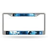 Dallas Fuel Standard 12" x 6" Chrome Frame With Decal Inserts - Car/Truck/SUV Automobile Accessory