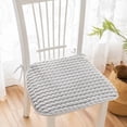thumbnail image 3 of Pakyozj Chair Cushions for Dining Chairs, Thick Seat Cushions for Kitchen Chairs, D-Shaped Chair Pads, Ties and Non Slip Backing, 17" x 18", 3 of 6