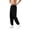#01 Black 【Mix, Match & Rotate: Stock Up on Daily Colors】, variant on Men's Solid Button Down Trousers, Elastic Waist Drawstring Cuffed Pants, Business Casual Joggers, Lightweight Breathable Travel Work Pants, Stretchy Activewear | JASKFLY,Black S