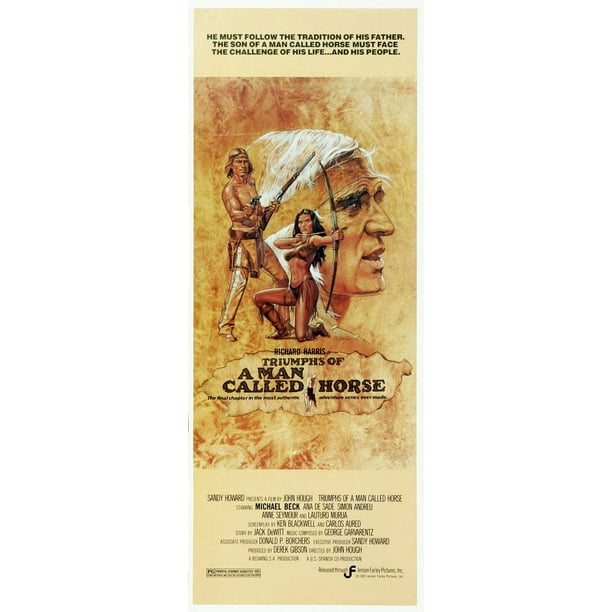 Triumphs Of A Man Called Horse Poster Movie Insert 14 X 36 In 36cm X 92cm Richard Harris Walmart Com
