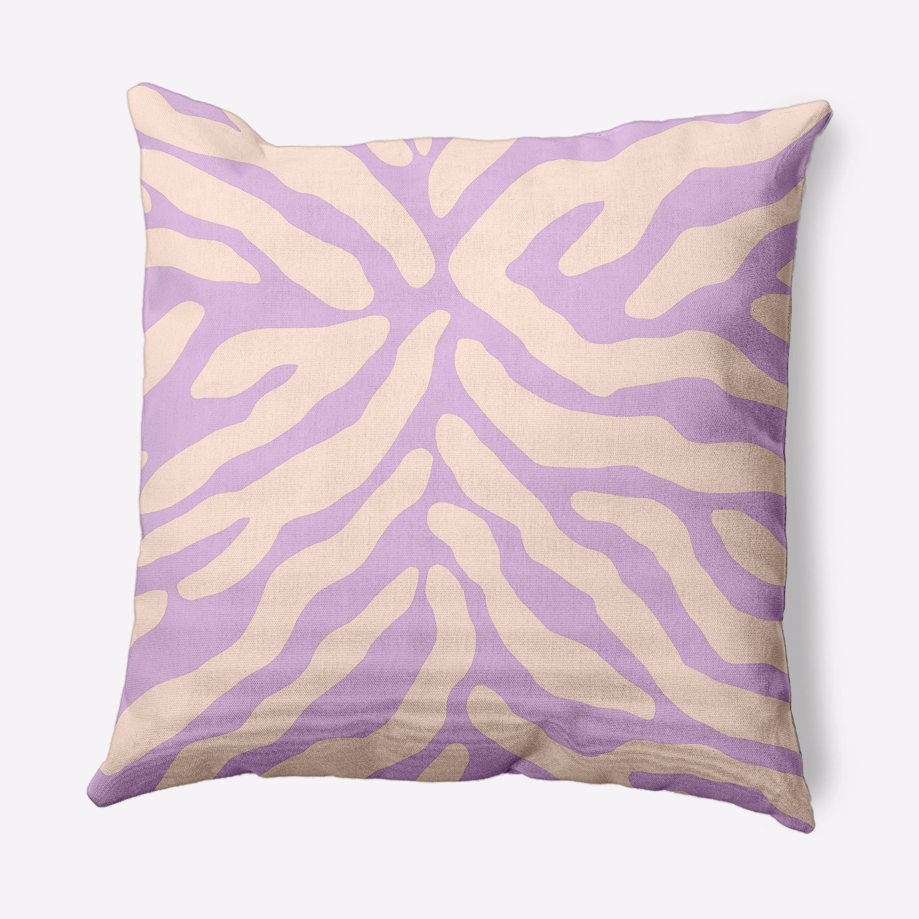 18" x 18" Simply Daisy Animal Stripe Decorative Throw Pillow