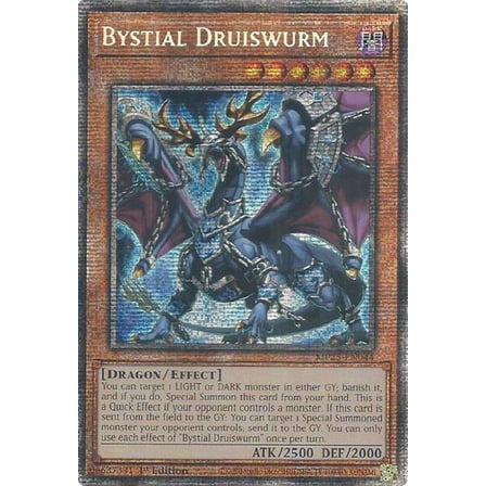 YuGiOh 2025 Mega-Pack Starlight Rare Bystial Druiswurm MP25-EN044