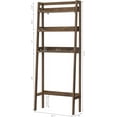 thumbnail image 7 of UTEX 3-Shelf Bathroom Organizer Over The Toilet, Bathroom Space saver, Bathroom Shelf, Wood Grain, 7 of 7