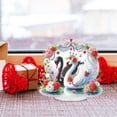 thumbnail image 6 of Flopesn Romantic Valentine's Day DIY Diamond Art Painting Decorative Ornament, Animal Creative Design Acrylic Home Decor Tabletop Ornament (Single-Sided Diamonds)-Swan Wedding-C, 6 of 7