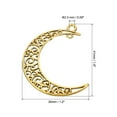 thumbnail image 2 of 50Pcs Moon Charm, Hollow Moon Pendants Bulk Mini Moon Charm Pendants for Jewelry Making, Dark Gold, 2 of 6