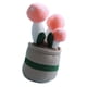 thumbnail image 2 of Lindos juguetes de peluche de hongo, dibujos animados, cojín suave para abrazar, regalo realista en maceta Rosado, 2 of 4
