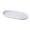 White, variant on 1 Pcs Plastic Fast Food Serving Trays,Oval Reusable Restaurant Serving Trays,Plastic Serving Platters and Trays,Serving Trays for Kitchen Restaurant Coffee Fruit Burger Lunch Dessert,Light Violet