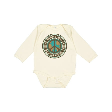 

Inktastic Earth Day Every Day 2023 Gift Baby Boy or Baby Girl Long Sleeve Bodysuit