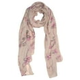 thumbnail image 3 of Summer Fashion Blossom Embroidered Sheer Floral Scarf Wrap Shawl, 3 of 5