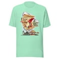 thumbnail image 2 of Unisex Lightweight Mens Cut Live Life Like A Classic Song Parrot Beach T-shirt, 2 of 5
