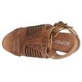 thumbnail image 4 of Roper Womens Mika Iii Embossed Cut Out Block Heel  Casual Shoes, 4 of 5