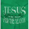 thumbnail image 2 of Jesus is Reason for Season Christmas Men's Graphic T Shirt Tees Brisco Brands S, 2 of 6