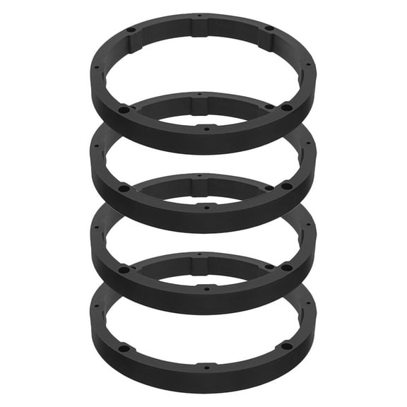 4PCS Vehicle Speaker Spacer Ring Speaker Mounting Spacer Car Speaker Spacer Adapter Plastic Speaker Extension Rings for Cars Truck and SUVs