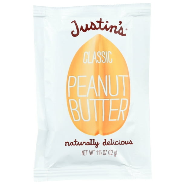 Justin'S Peanut Butter Squeeze Pack, 1.15 Oz.