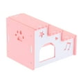 thumbnail image 4 of Hamster Hideout House Hut Exercise Nest Toy For Mouse, Chinchilla, Rat, Gerbil pink, 4 of 8