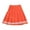 Orange, variant on Pleated Skirts for Women Solid Color Basic Skirt with A line Design Elactic Waist School Casual Womens Mini Skirts Orange L