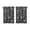 Kitchen Food Colorful-1, variant on Vintage Kitchen Food Cooking Chef Tier Cafe Curtains for Bathroom Living RV Rod Pocket Window Drapes 36 Inch 2 Panels Set 28"x36" 2 Panels Window Treatment Tiers