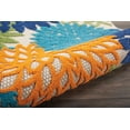 thumbnail image 6 of Nourison Tropical Oasis Indoor/Outdoor Modern Floral Multicolor 2'3" x 10' Area Rug, (10' Runner), 6 of 8