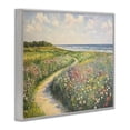 thumbnail image 2 of Stupell Industries Traditional Impressionist Coastal Meadow Gray Framed Giclee Art, 20 x 16, by Petals Prints Design, 2 of 7