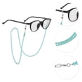 thumbnail image 3 of Unique Bargains 1 Pc Eyeglass Chain Glasses Chain Imitation Pearl Pattern 75cm L Light Blue, 3 of 5