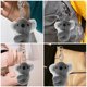 thumbnail image 3 of ColoMX LLavero de Koala de felpa, 2 uds., colgantes de Koala, mochila, colgante de Koala, adorno para llaves, 3 of 8