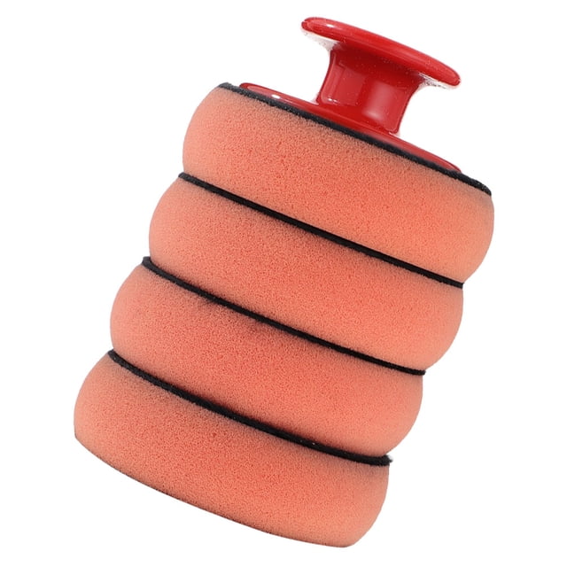 unbranded Aplicador De Cera Para Autos Con Espuma Y Mango Ergonómico Para Y Encerado