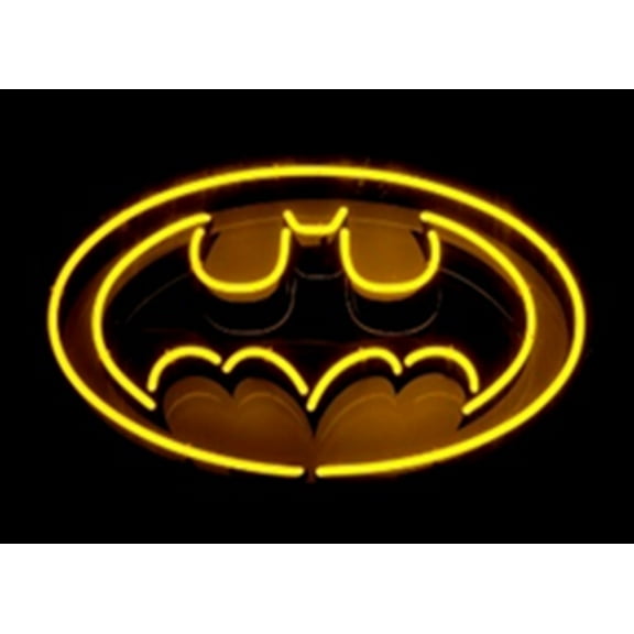 Queen Sense 20"x16" Batmans Neon Sign Man Cave Pub Bar Artwork Handmade Wall Decor Neon Light 120BATLVVDV2