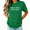 green-1, variant on Women's Gothic Font Humor T-Shirt, Sarcastic Quote Print Crew Neck Top