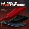 thumbnail image 2 of [PST] Samsung Galaxy S22 Plus Hard Case, Anti-Drop Dual 3 Layers Shockproof Heavy Duty Defender Hard Case Back Cover, 2 of 3
