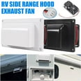 Caravan Side Air Vent 12V 6W Ventilation Exhaust Fan Kit for Caravans