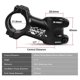 thumbnail image 2 of 17 Degree Bicycle Stem Ultralight Bicycle Stem Mountain Road Bike Stem for 31.8mm Handlebar, 2 of 5