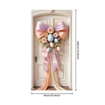 thumbnail image 3 of YWIYIUD 1PC Happy Easter Door Cover Easter Decorations, 71x35 Inch Easter Rabbit Eggs Door Banner Welcome Easter Banner Spring Theme Rabbit Door for Front Door Wall Indoor Outdoor Home Decor, 3 of 7