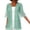 Green*, variant on Women's Striped Half Sleeve Cardigan Summer Lightweight Open Front Casual Soft Chiffon Cardigans