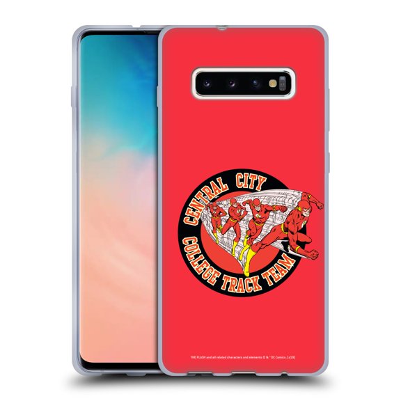 Head Case Designs Officially Licensed The Flash DC Comics Fast Fashion Central City Soft Gel Case Compatible with Samsung Samsung Galaxy S10 / S10 Plus