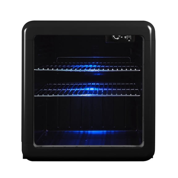 Magic Chef MCB17CHB 1.7-Cu. Ft. Retro Beverage Cooler (Black)