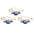 thumbnail image 2 of 3 alfileres de ropa con 3 colgantes de ojo azul, alfiler dorado, exquisitos alfileres de seguridad multifuncionales para ropa, bolsos, bufandas, decoración., 2 of 14